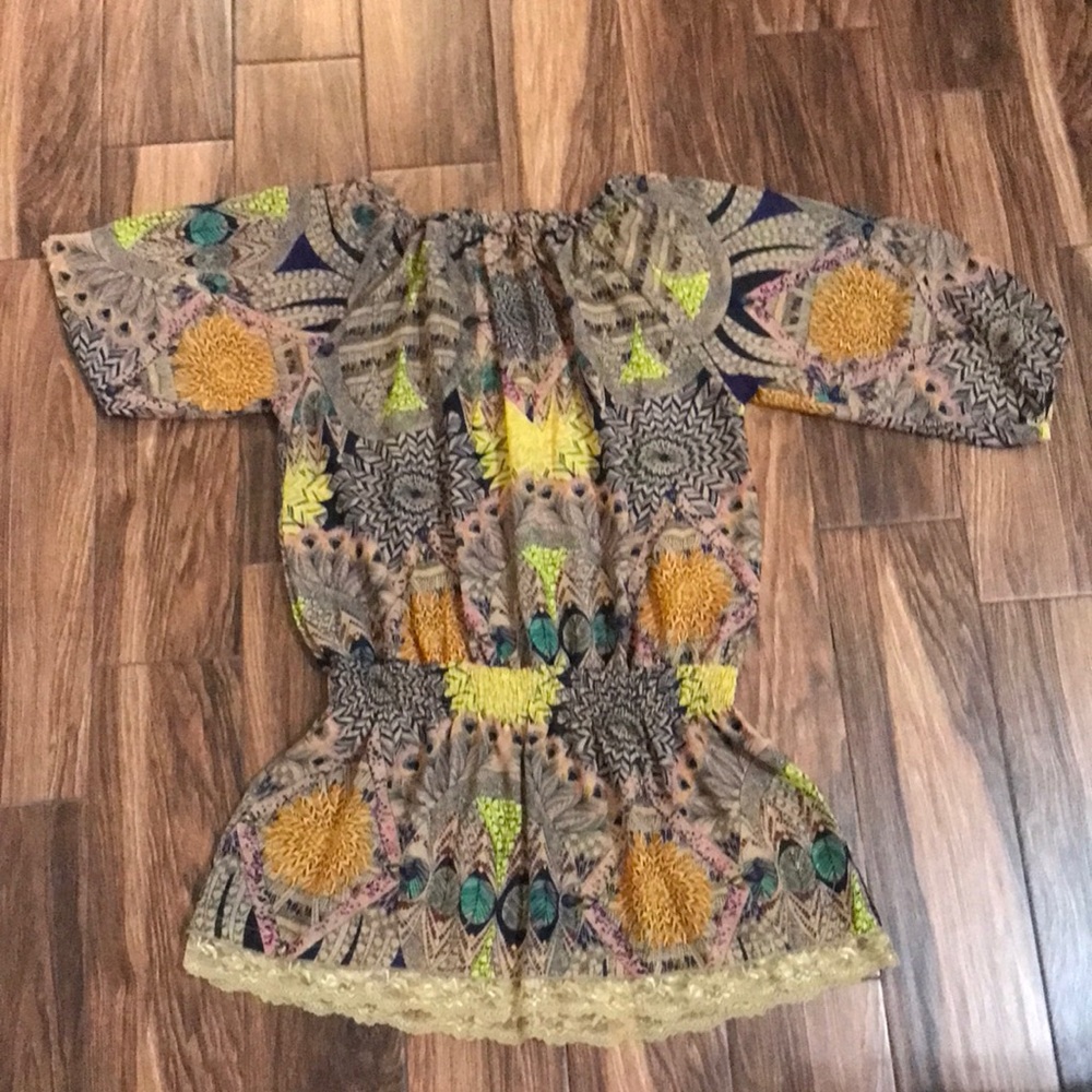 URBAN MANGO multicolor dress size Large